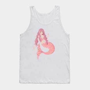 Pink Pastel Mermaid Tank Top